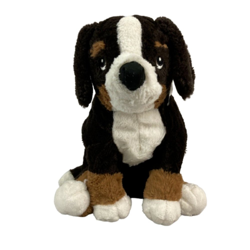 Ikea Hoppig Realistic Bernese Mountain Dog Plush Floppy Puppy 14 inch